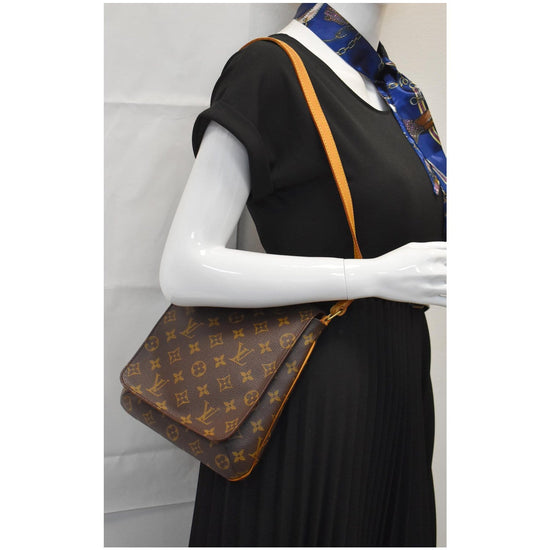 Louis Vuitton Musette Salsa Brown Canvas Shoulder Bag (Pre-Owned