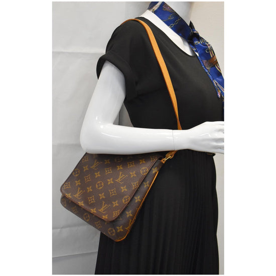 Louis Vuitton Musette Salsa Handbag Monogram Canvas PM Brown 2166378