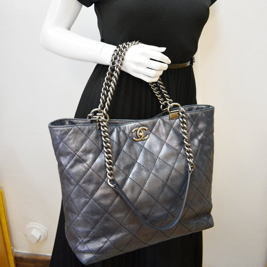 Women's Large Tote Handbag, Large Chain Handbag