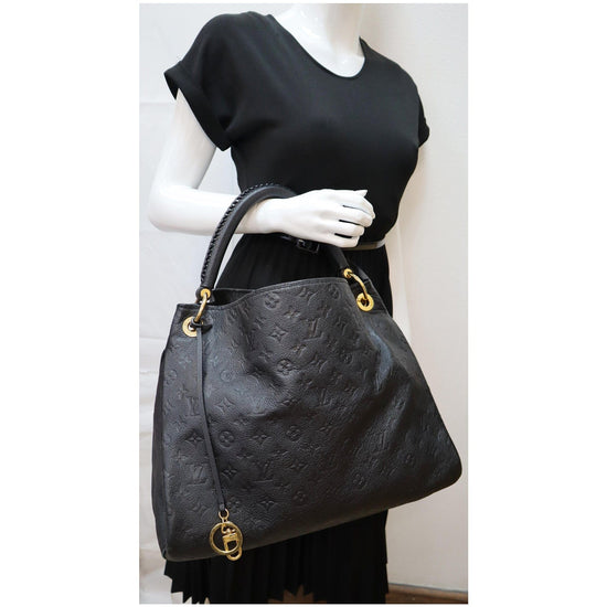 Sold at Auction: Louis Vuitton, Louis Vuitton Artsy Monogram Empreinte  Handbag - Black Leather, Single Handled Tote Bag - with original box, dust  bag, receipt and paperwork.