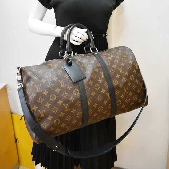 LV Keepall 45 Monogram Canvas Travel Bag Brown for women