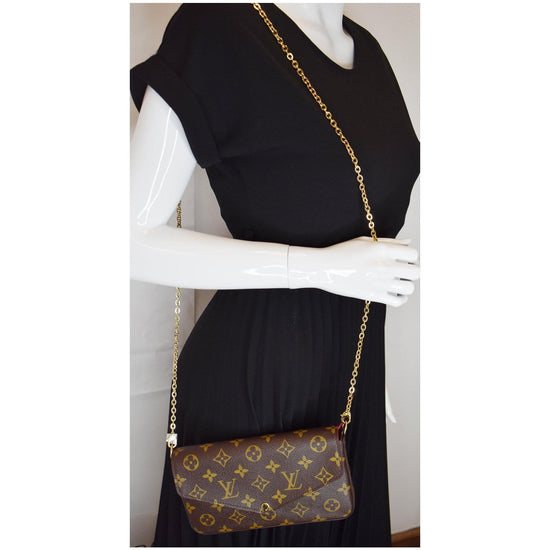 Louis Vuitton Monogram Pochette Felicie - Brown Crossbody Bags, Handbags -  LOU796136