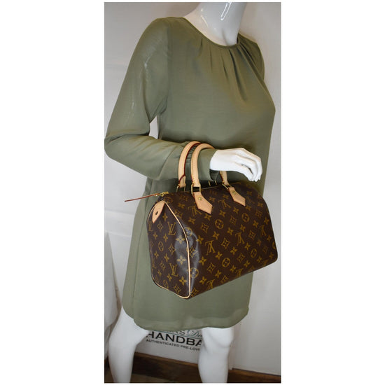 Superb Louis Vuitton Speedy bag 25 in custom Monogram canvas