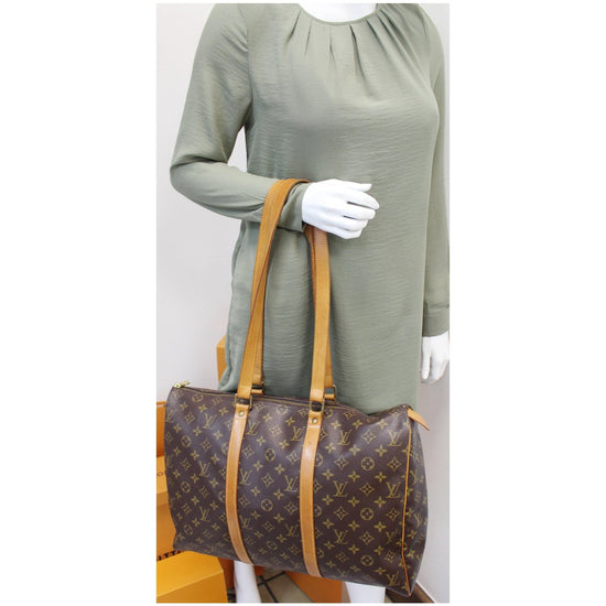 Flanerie cloth handbag Louis Vuitton Brown in Cloth - 32848618