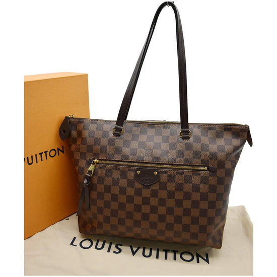 LOUIS VUITTON IENA MM TOTES DAMIER EBENE shoulder Bag - EX condition