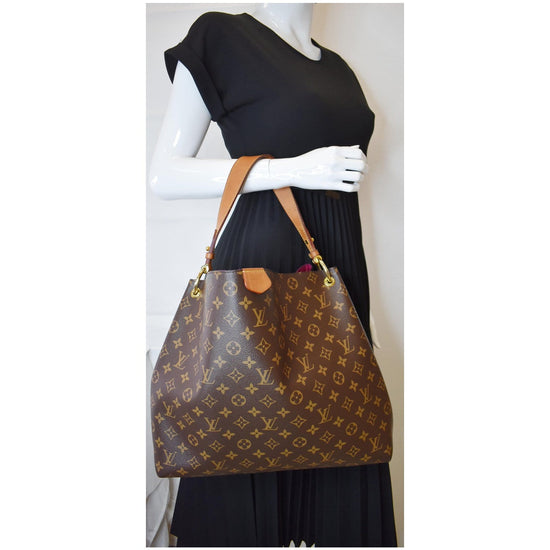 Louis Vuitton Graceful MM Monogram Bag New Brown Cloth ref.234939