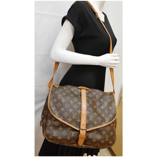 Louis Vuitton Saumur 35 Monogram Canvas Shoulder Bag