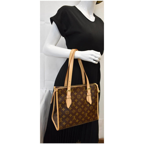 Popincourt leather handbag Louis Vuitton Brown in Leather - 23176878