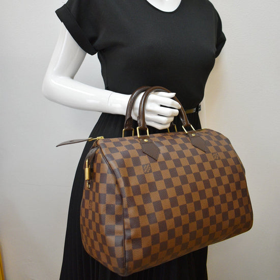 Louis Vuitton 2012 Damier Ebene Speedy 30 - Brown Handle Bags, Handbags -  LOU688258