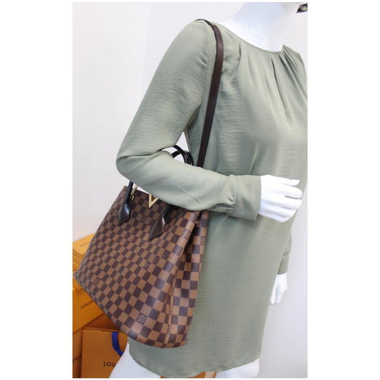 Louis Vuitton LV GHW Kensington 2way Shoulder Bag N41435 Damier Brown