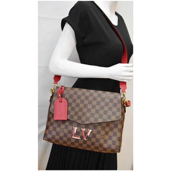 Louis Vuitton Damier Ebene Beaubourg MM Bag at 1stDibs