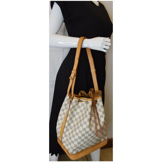 Louis Vuitton, Bags, Louis Vuitton Damier Azur Noe Bb Shoulder Bag N422 Lv  Auth 44729