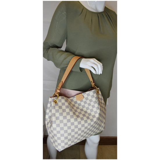 Louis Vuitton Graceful PM Damier Azur Shoulder Bag