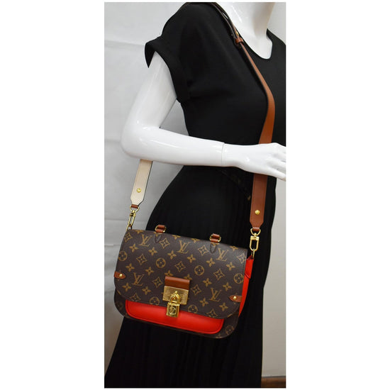 Louis Vuitton Monogram Vaugirard Coquelicot Crossbody Shoulder Bag