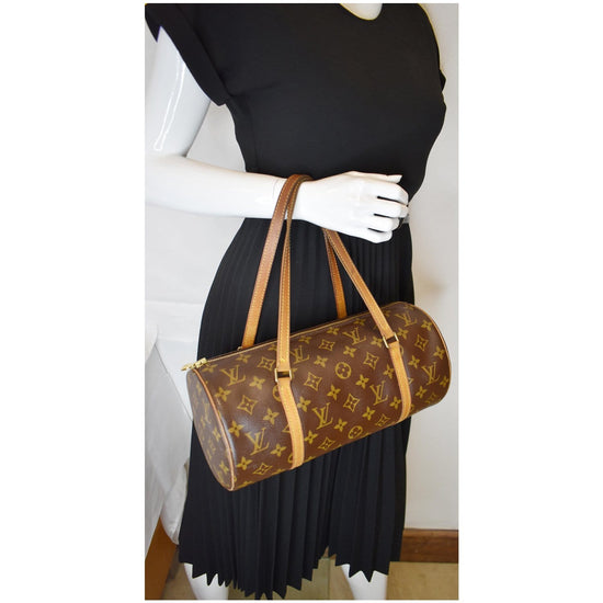 Papillon handbag Louis Vuitton Brown in Synthetic - 30676421
