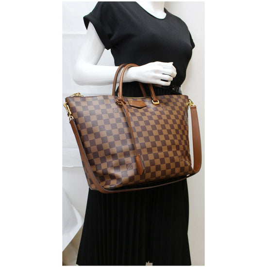 Belmont leather handbag Louis Vuitton Brown in Leather - 32671544