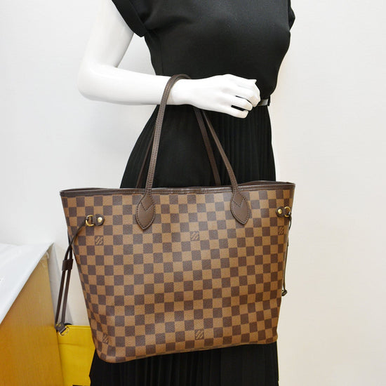 Louis Vuitton Louis Vuitton Bag Neverfull Mm Damier Ebene Tote