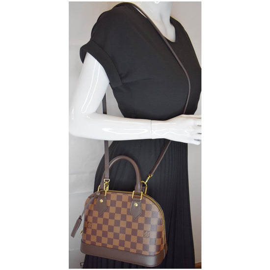 Louis Vuitton Alma Handbag Damier with Braided Detail BB - ShopStyle  Shoulder Bags