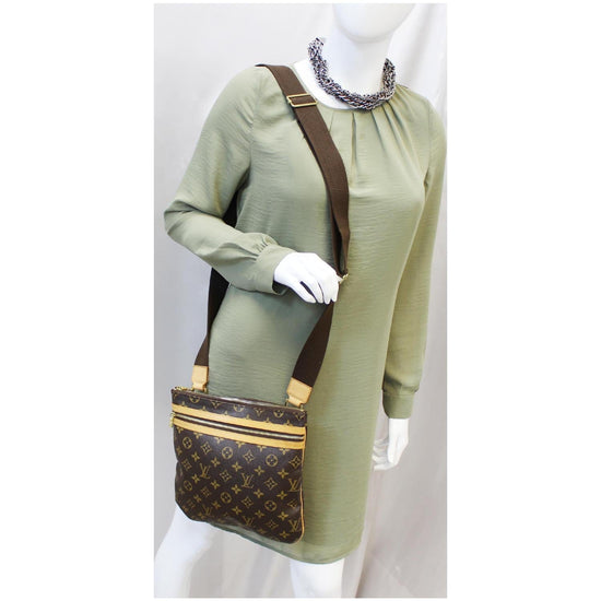 Louis Vuitton Pochette Bosphore Monogram 5lva82 Brown Coated Canvas Cross  Body Bag, Louis Vuitton