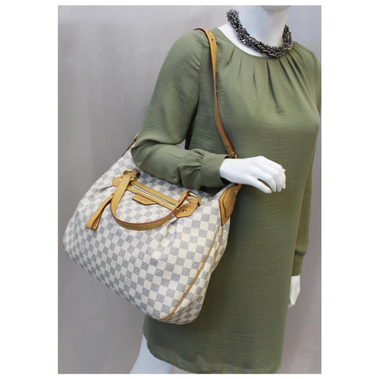 Louis Vuitton Vintage - Damier Azur Evora MM Bag - White Ivory Blue - Damier  Leather Handbag - Luxury High Quality - Avvenice