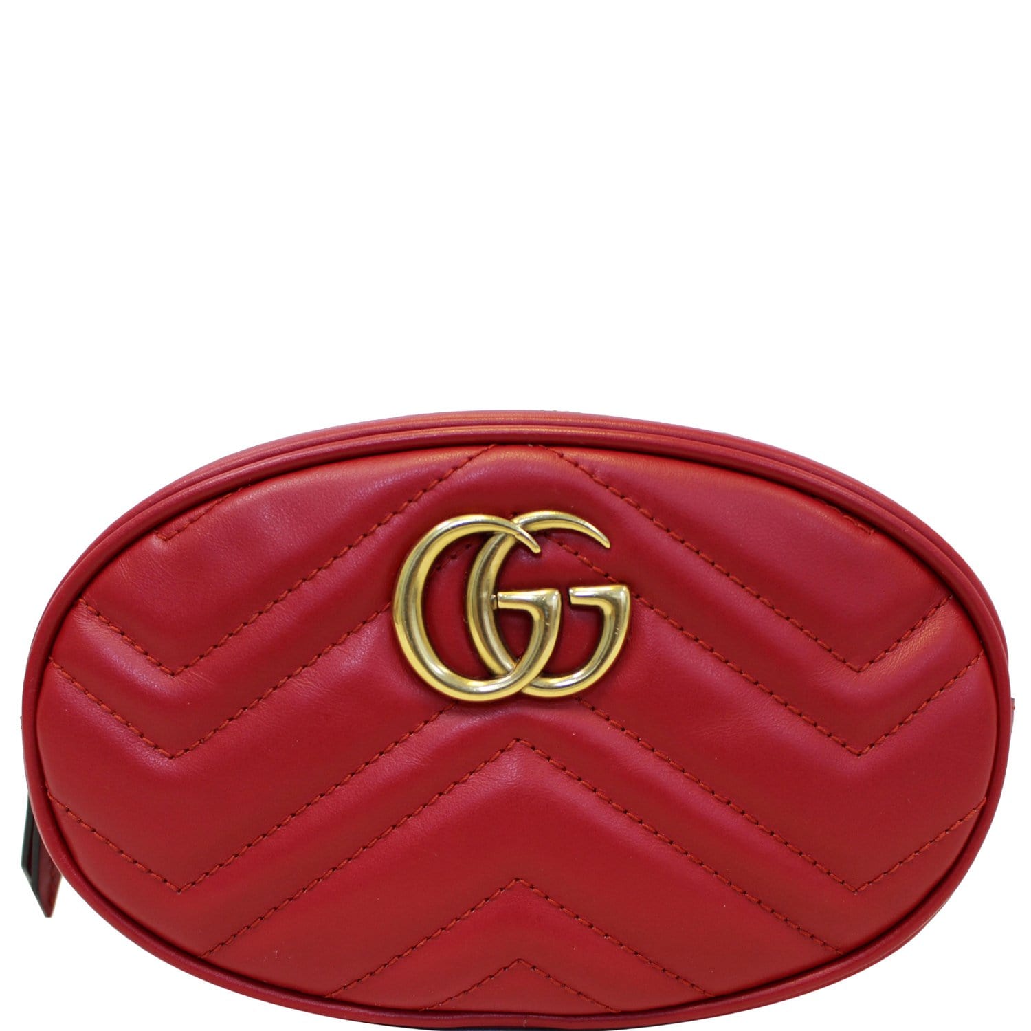 GG Marmont Leather Belt Bag in Pink - Gucci
