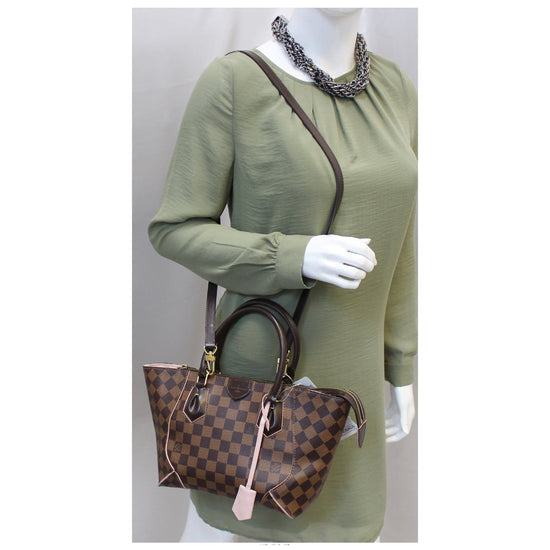 LOUIS VUITTON Caissa PM Damier Ebene Tote Shoulder Bag Brown - 15% OFF