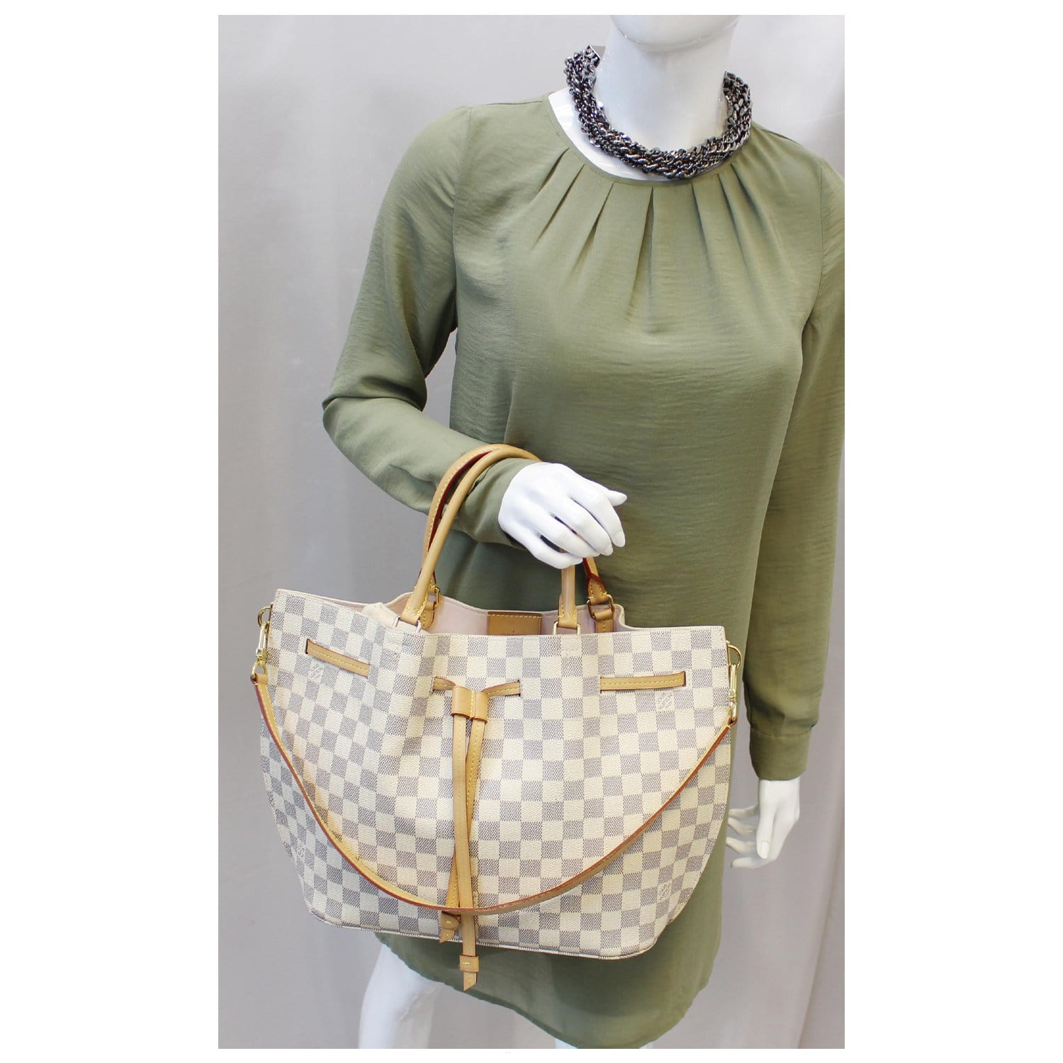 LOUIS VUITTON Girolata Damier Azur Shoulder Bag-US