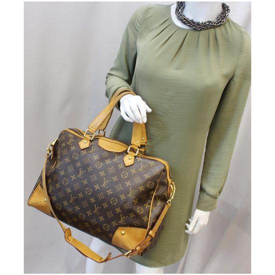 Louis Vuitton Monogram Retiro GM - Brown Handle Bags, Handbags