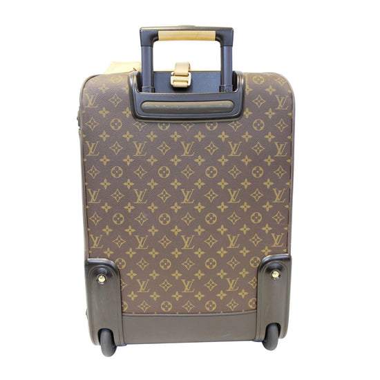 LOUIS VUITTON Pegase Legere 55 Monogram Canvas Business Suitcase Bag-US