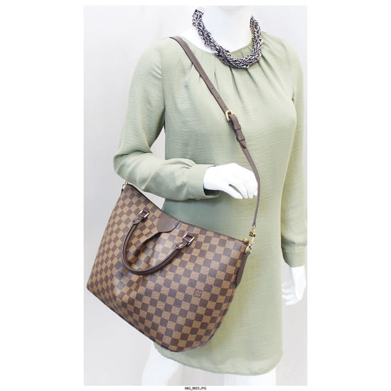 Louis Vuitton Siena GM Damier Ebene Satchel or Shoulder Bag - A