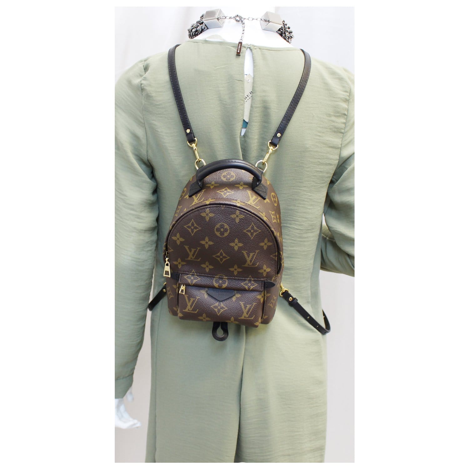 LOUIS VUITTON Palm Springs Mini Monogram Canvas Backpack-US