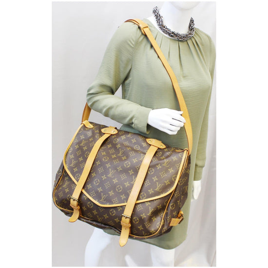 Louis Vuitton Monogram Canvas Saumur 43 Bag – Luxuria & Co.