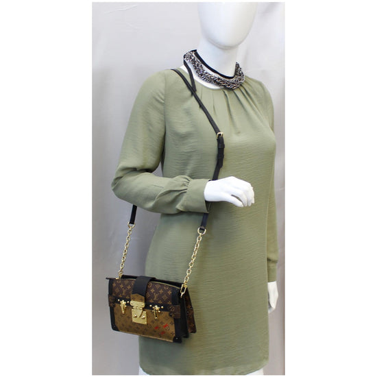 Louis Vuitton Monogram Reverse Column Clutch w/ Strap - Brown Crossbody  Bags, Handbags - LOU812459