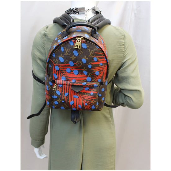 Louis Vuitton Monogram Jungle Dot Palm Springs PM Backpack Daypack Red –  NUIR VINTAGE