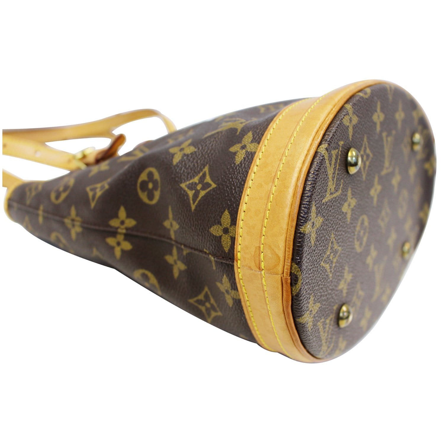 Authentic LOUIS VUITTON Petit Bucket PM Monogram Canvas M42238