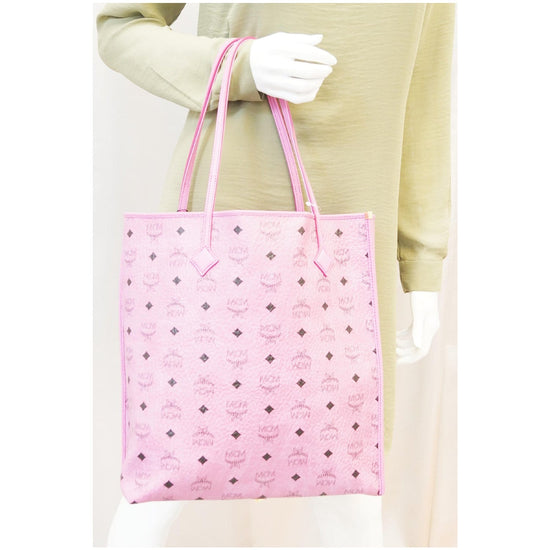 New MCM $675 Sugar Pink Leather Medium MILLIE Crossbody Purse Bag | eBay