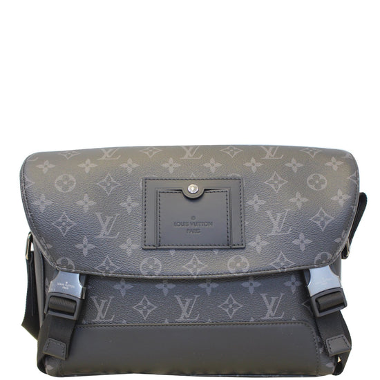 LOUIS VUITTON Voyager PM Monogram Eclipse Messenger Bag Black-US