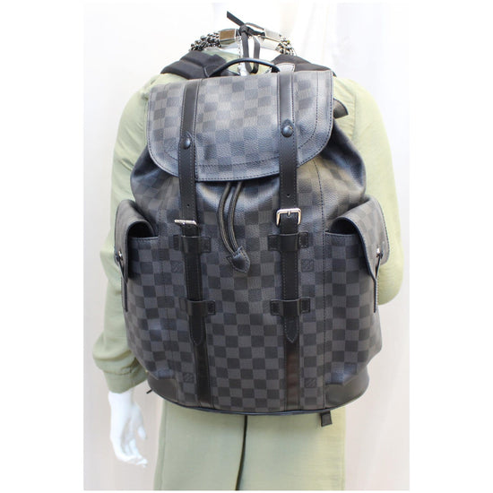 Christopher MM Backpack Damier Graphite – Keeks Designer Handbags