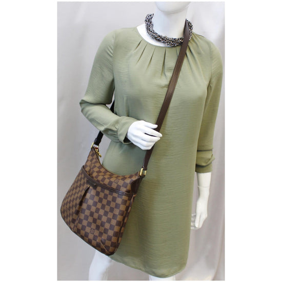 Pre-Owned Louis Vuitton Bloomsbury PM Damier Ebene Crossbody 