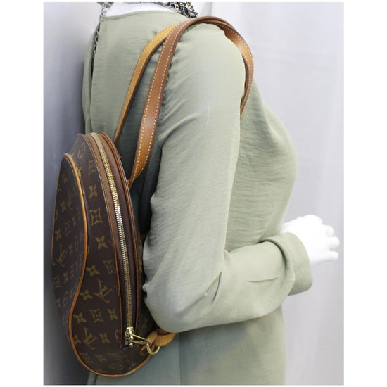 Ellipse cloth backpack Louis Vuitton Brown in Cloth - 23359267
