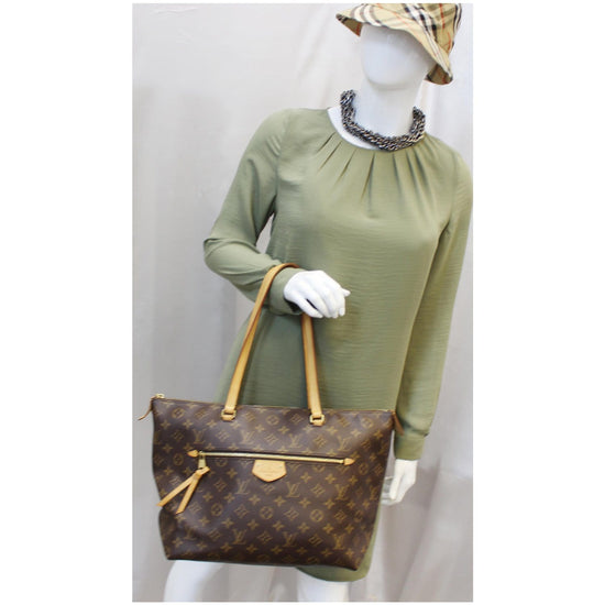 LV Iena MM Brown Monogram Canvas with Leather and Gold Hardware #GLRET-1 –  Luxuy Vintage