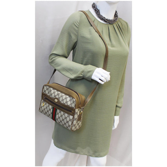 Gucci Vintage - GG Canvas Shoulder Bag - Brown - Leather Handbag - Luxury  High Quality - Avvenice