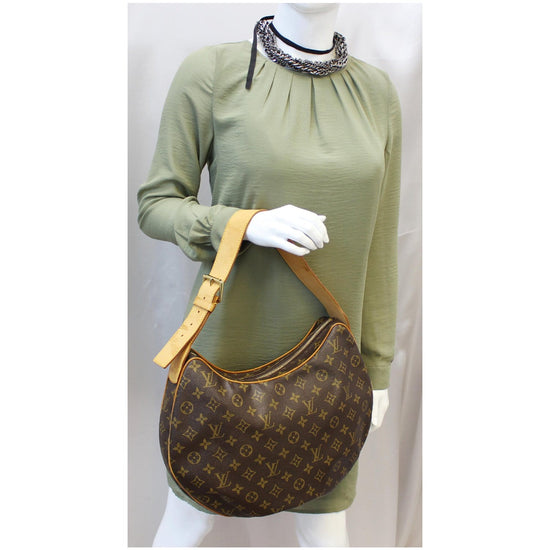 Brown Louis Vuitton Monogram Croissant MM Hobo Bag – Designer Revival