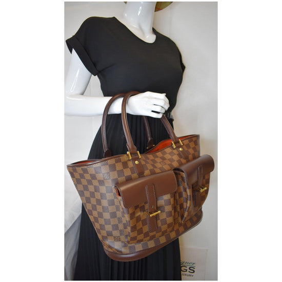 LOUIS VUITTON Damier Ebene Manosque GM Pochette 1291570