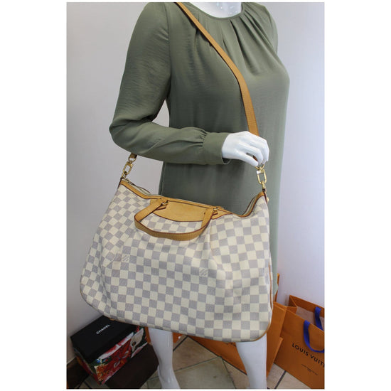 Louis Vuitton Damier Azur Siracusa GM (SHG-YCzIjn) – LuxeDH