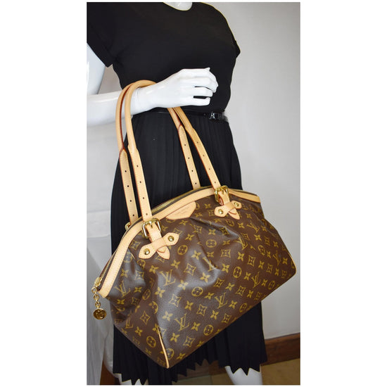 Louis Vuitton Tivoli Top Satchel Handbag Monogram Canvas PM Brown – Gaby's  Bags