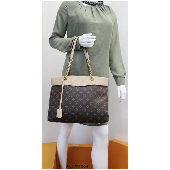 Louis Vuitton Monogram Canvas Pallas Shopper Tote (SHF-20964) – LuxeDH