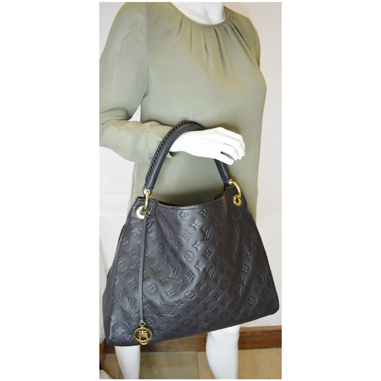 Louis Vuitton Artsy MM Empreinte Leather Shoulder Bag-DDH