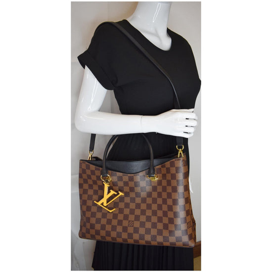 LOUIS VUITTON LV Riverside Damier Ebene Shoulder Bag Noir-US