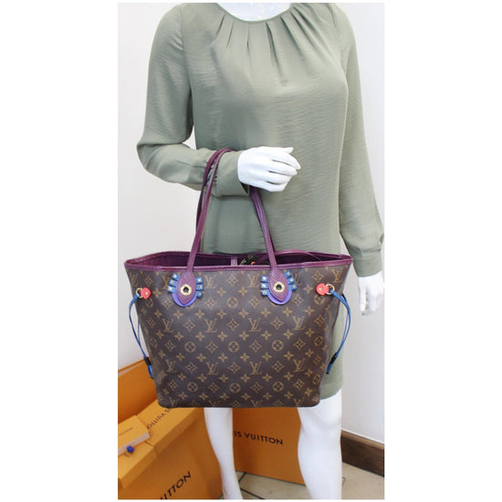 Louis Vuitton Limited Edition Monogram Canvas Totem Neverfull MM Tote –  LuxeDH